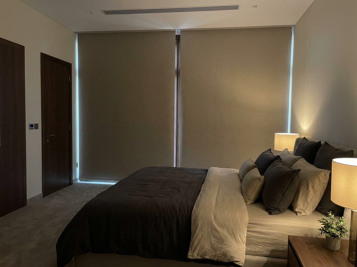 Smart home systems in Saadiyat Island villa